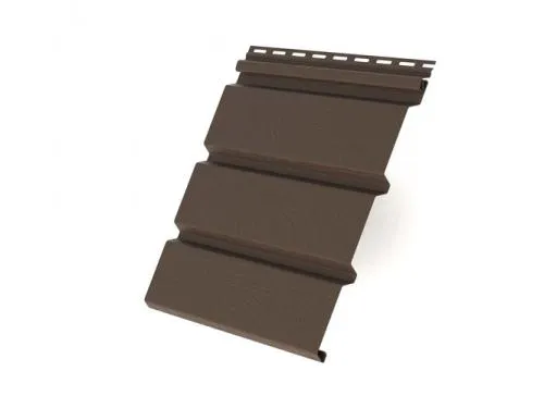 СОФИТ КОРИЧНЕВЫЙ БЕЗ ПЕРФОРАЦИИ для сайдинга, длина 3м