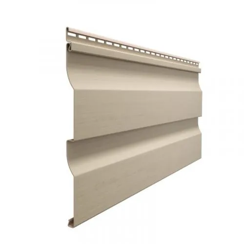 Виниловый сайдинг D4.5D Деке Премиум (Docke Premium) Крем-брюле