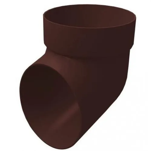 Наконечник (Колено сливное) Grand Line ПВХ D120/87 мм шоколадный