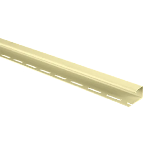 J-профиль Т-15 Альта-Профиль Лимонный к сайдингу АЛЬТА-ПРОФИЛЬ, длина 3м