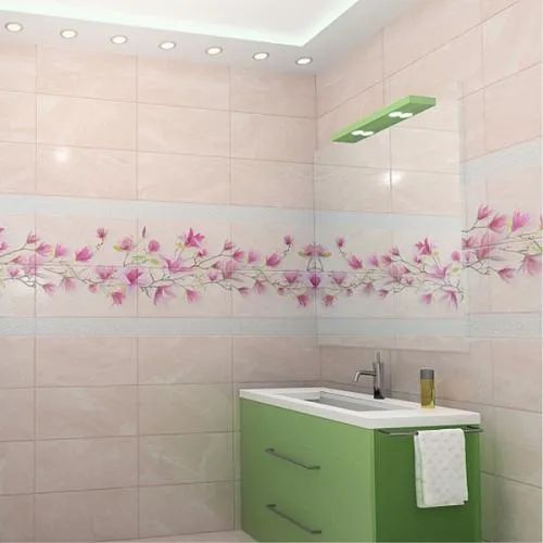 Магнолия с глиттером серебро 3D панели ПВХ Кронапласт UNIQUE