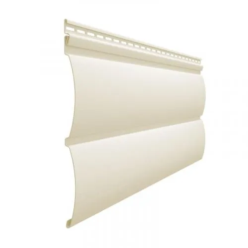 Виниловый сайдинг блокхаус Деке Премиум (Docke Premium) Сливки