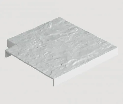 БЕЛЫЙ Угловая накладка для бордюра Döcke