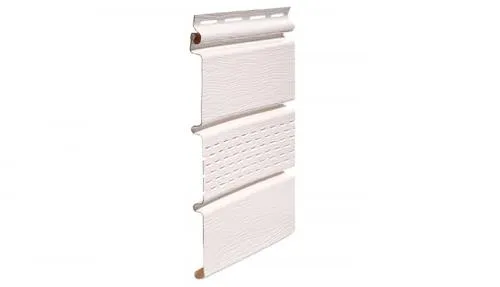 Софит с перфорацией одной доски БЕЛЫЙ FineBer (3000х300х1,1мм)