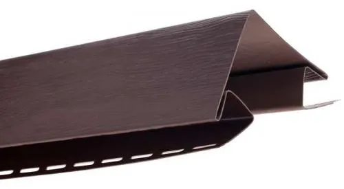 КОРИЧНЕВЫЙ Угол наружный (Т-12) к сайдингу (3,0 м) АЛЬТА-ПРОФИЛЬ