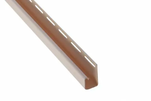 J-профиль Т-15 Альта-Профиль Розовый к сайдингу АЛЬТА-ПРОФИЛЬ, длина 3м