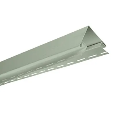 СЕРО-ЗЕЛЁНЫЙ Наружный угол (Т-12)  к сайдингу АЛЬТА-ПРОФИЛЬ, длина 3м