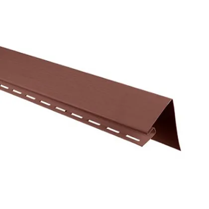 КРАСНО-КОРИЧНЕВЫЙ Околооконный профиль (Т-17) к сайдингу АЛЬТА-ПРОФИЛЬ