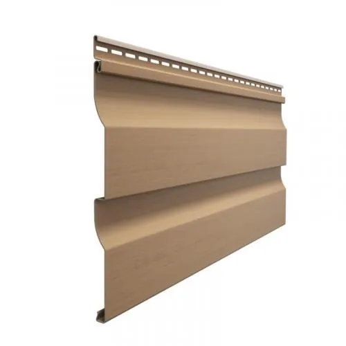 Виниловый сайдинг D4.5D Деке Премиум (Docke Premium) Капучино