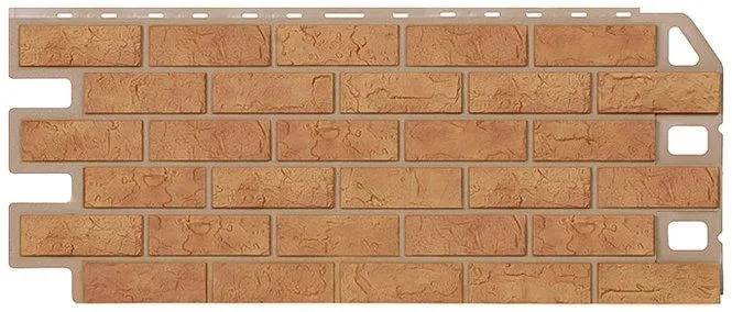 Кирпич БЕЖЕВЫЙ фасадная панель Альта-Профиль