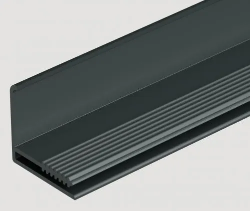 ГРАФИТОВЫЙ L-профиль 35 мм фасадный Döcke