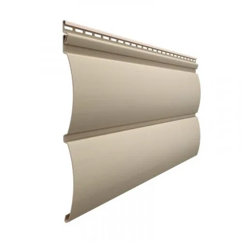 Виниловый сайдинг блокхаус Деке Премиум (Docke Premium) Крем брюле