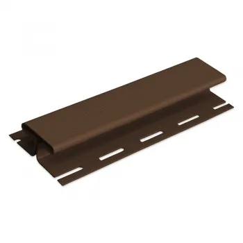 КОРИЧНЕВЫЙ Соединительный профиль (Т-18) к сайдингу (3,0 м) АЛЬТА-ПРОФИЛЬ