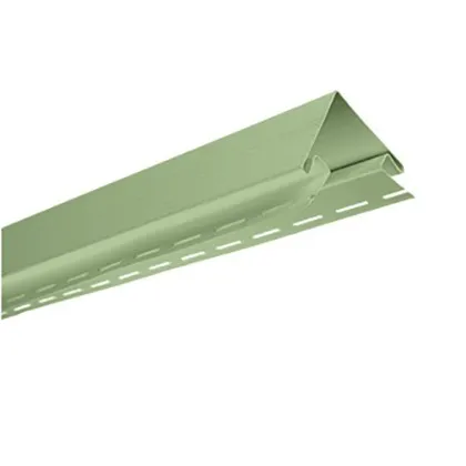 САЛАТОВЫЙ Наружный угол (Т-12)  к сайдингу АЛЬТА-ПРОФИЛЬ, длина 3м