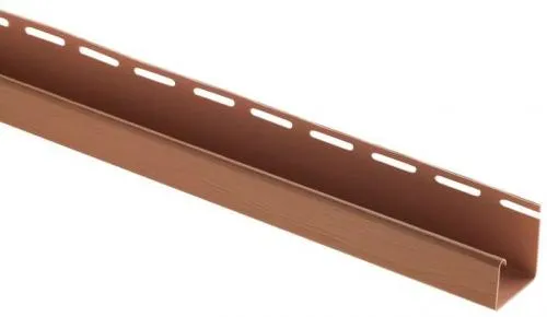 J-профиль Т-15 Альта-Профиль Дуб светлый к сайдингу АЛЬТА-ПРОФИЛЬ