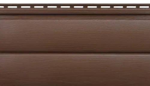 ОРЕХ ТЕМНЫЙ сайдинг Альта-Профиль Blockhouse BH-03 ПРЕМИУМ