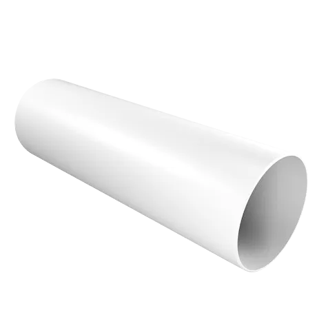 ВОДОСТОЧНАЯ ТРУБА FINEBER 120 Ø80 - БЕЛАЯ