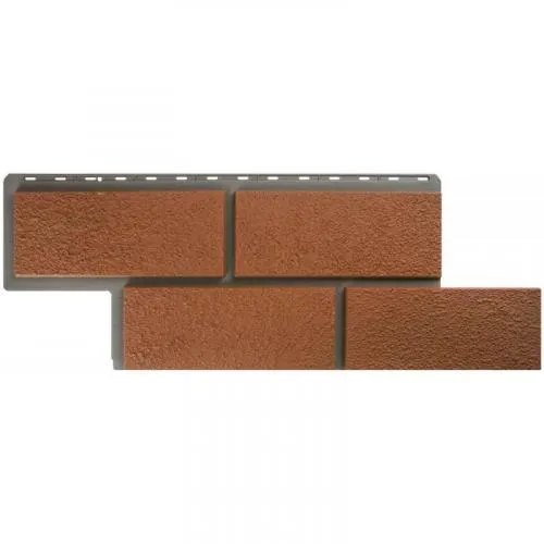 ТЕРРАКОТОВЫЙ Фасадная панель КАМЕНЬ НЕАПОЛИТАНСКИЙ АЛЬТА ПРОФИЛЬ