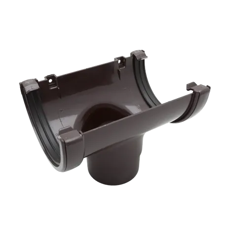 ВОРОНКА ЖЕЛОБА FINEBER Ø80 - КОРИЧНЕВАЯ