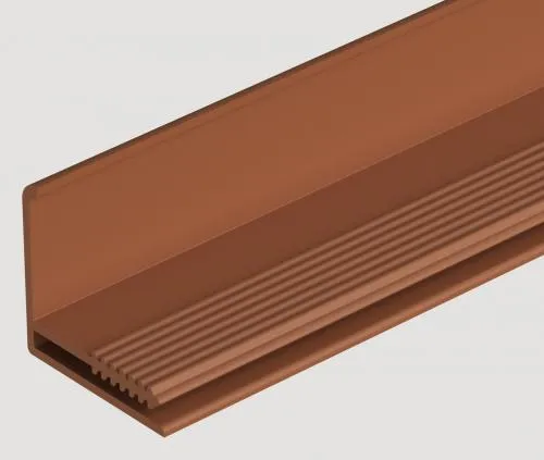 КАШТАНОВЫЙ L-профиль 35 мм фасадный Döcke