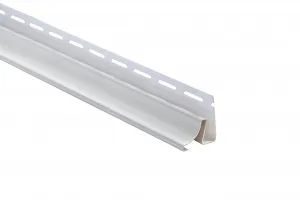 БЕЛЫЙ Окантовочный профиль (Т-10) к сайдингу АЛЬТА-ПРОФИЛЬ