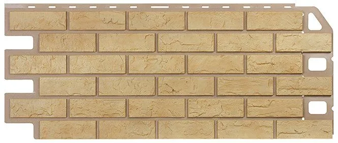 Кирпич ЖЕЛТЫЙ фасадная панель Альта-Профиль