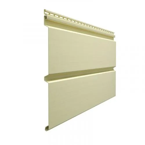 Виниловый сайдинг Docke Premium (Деке Премиум) Профилированный Брус D6S Банан