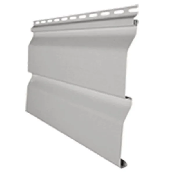 Атласный серый сайдинг D4.5" Vinyl-ON