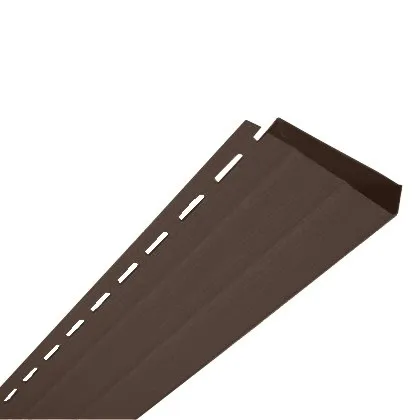 КОРИЧНЕВЫЙ Наличник (Т-09) к сайдингу АЛЬТА-ПРОФИЛЬ