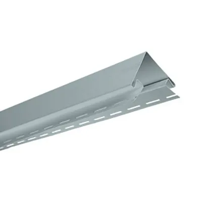 СВЕТЛО-СЕРЫЙ Наружный угол (Т-12)  к сайдингу АЛЬТА-ПРОФИЛЬ, длина 3м