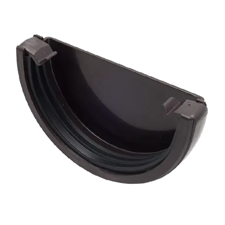 ЗАГЛУШКА ВОДОСТОЧНОГО ЖЕЛОБА FINEBER - КОРИЧНЕВАЯ