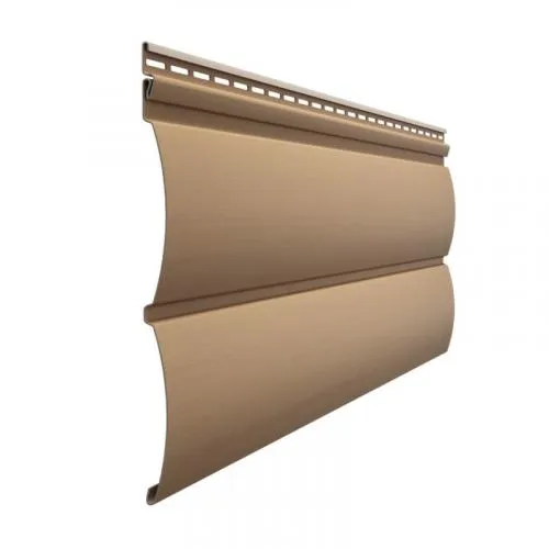 Виниловый сайдинг блокхаус Деке Премиум (Docke Premium) Капучино