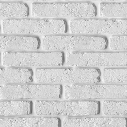 Кирпич белый панели ПВХ Витопласт 2,7х0,25м (термопечать)