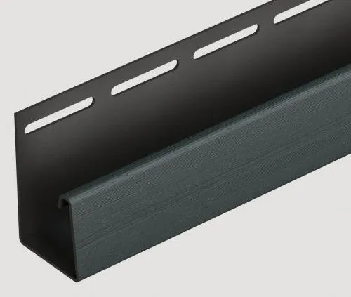 ГРАФИТОВЫЙ J-профиль 30 мм фасадный Döcke