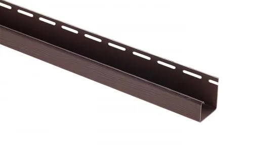 Сайдинг Планка "J - профиль", 3000 мм, цвет КОРИЧНЕВЫЙ