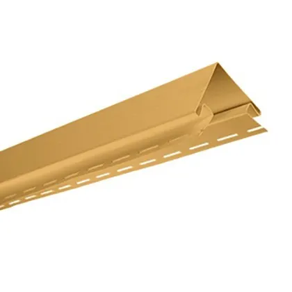 ЗОЛОТИСТЫЙ Наружный угол (Т-12)  к сайдингу АЛЬТА-ПРОФИЛЬ, длина 3м