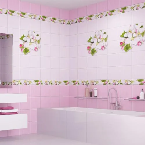 Яблоневый цвет розовый 3D панели ПВХ Кронапласт UNIQUE