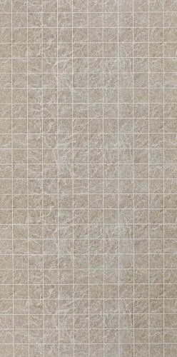 Панель стеновая МДФ влагостойкая под плитку Миндальный мрамор 10x10 см "СТИЛЬНЫЙ ДОМ" 2440х1220х3,2мм