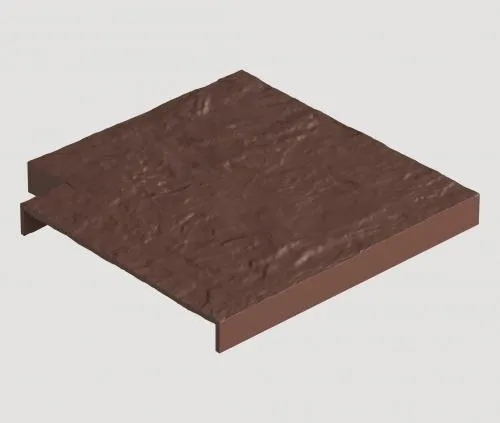 ЗЕМЛЯНОЙ Угловая накладка для бордюра Döcke