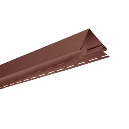 КРАСНО-КОРИЧНЕВЫЙ Наружный угол (Т-12)  к сайдингу АЛЬТА-ПРОФИЛЬ, длина 3м