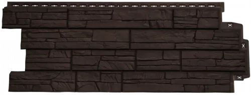 КОРИЧНЕВАЯ фасадная панель Grand Line Сланец