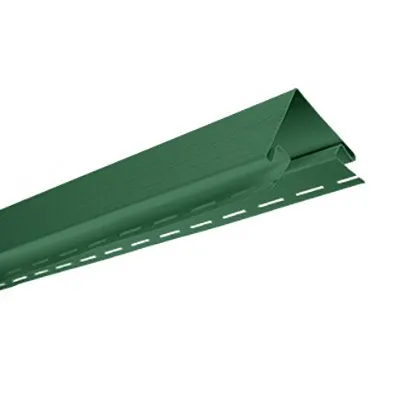 ЗЕЛЁНЫЙ Наружный угол (Т-12) к сайдингу АЛЬТА-ПРОФИЛЬ, длина 3м