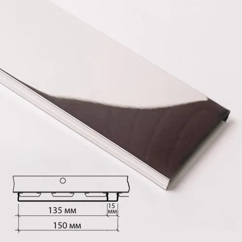 Рейка AN135A СУПЕР ХРОМ 3 метра (Албес)