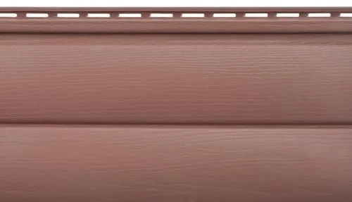 КРАСНО-КОРИЧНЕВЫЙ сайдинг Альта-Профиль Blockhouse BH-03 ПРЕМИУМ