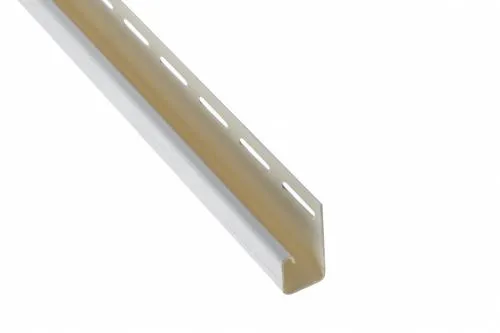 J-профиль Т-15 Альта-Профиль Белый к сайдингу АЛЬТА-ПРОФИЛЬ, длина 3м