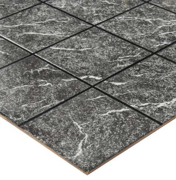 Панель стеновая МДФ влагостойкая под плитку Черный дымчатый 10х10 см "СТИЛЬНЫЙ ДОМ" 2440х1220х3,2мм, продажа по цене 2&nbsp;105 руб. Характеристики, фото, описание и отзывы. Действуют акции и скидки. Доставка по Москве и области ☎️ 8 (495) 324-00-05 Ремиком