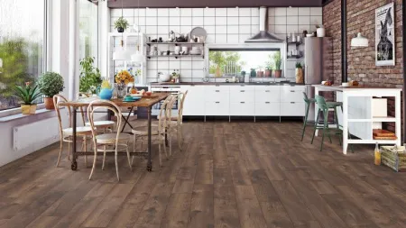 Ламинат Kronotex Exquisit Plus дуб тёмный Петерсон D 4766, продажа по цене 2&nbsp;450 руб. Характеристики, фото, описание и отзывы. Действуют акции и скидки. Доставка по Москве и области ☎️ 8 (495) 324-00-05 Ремиком