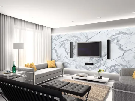 Панель стеновая МДФ влагостойкая Мрамор Каррара серый "СТИЛЬНЫЙ ДОМ" 2440х1220х3,2мм, продажа по цене 2&nbsp;105 руб. Характеристики, фото, описание и отзывы. Действуют акции и скидки. Доставка по Москве и области ☎️ 8 (495) 324-00-05 Ремиком