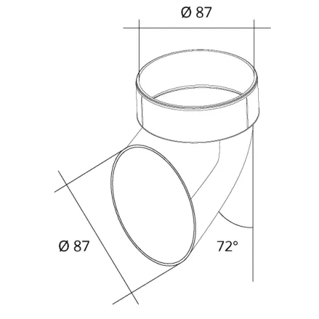 Наконечник (Колено сливное) Grand Line ПВХ D120/87 мм белый, продажа по цене 146 руб. Характеристики, фото, описание и отзывы. Действуют акции и скидки. Доставка по Москве и области ☎️ 8 (495) 324-00-05 Ремиком