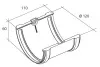 Соединитель желобов Grand Line ПВХ D120/87 мм с резиновым уплотнителем шоколадный, продажа по цене 144 руб. Характеристики, фото, описание и отзывы. Действуют акции и скидки. Доставка по Москве и области ☎️ 8 (495) 324-00-05 Ремиком